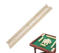 Supporti acrilici Mahjong antiscivolo in acrilico smerlato magnetico | Combo supporto e spinta Mahjong per giochi notturni, riunioni di famiglia, centri anziani e