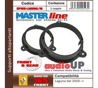 Supporti adattatori altoparlanti 165 mm Renault LAGUNA 2010 in poi. ANTER/POST.