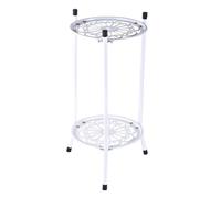 Supporti alti per piante in metallo, supporto multilivello, mensola da giardino, ampiamente usato, supporto a 2 livelli per piante in vaso, spazio abitativo interno, angolo del ponte, disposizione