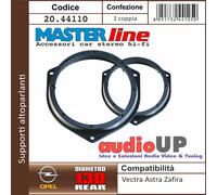 SUPPORTI ALTOPARLANTI 130 mm OPEL VECTRA COPPIA ADATTATORI POSTERIORI