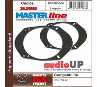 SUPPORTI ALTOPARLANTI ADATTATORI 165 MM PER MAZDA 6 SUPPORTI ANTERIORI IN COPPIA