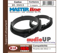 SUPPORTI ALTOPARLANTI AUTO 165 MM HYUNDAI I10 DA 2014 IN POI ADATTATORI ANTERIOR