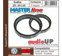 SUPPORTI ALTOPARLANTI COPPIA ANT/POST. 165mm POLO DAL 2005->2009