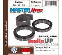 SUPPORTI ALTOPARLANTI DIAM 165mm POLO 2001>2008 PORTIERE ANT. E POST.