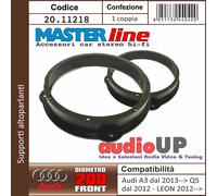 SUPPORTI ALTOPARLANTI DIAM. 200 mm AUDI Q5 DAL 2012 IN POI ADATTATORI ANTERIORI