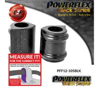 Supporti Antiribaltamento Anteriore Powerflex Nero PFF12-105BLK (Interno) 22mm