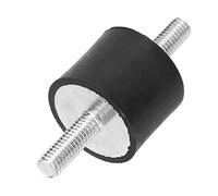 Supporti Antivibranti per Generatore Supporti Antivibranti in Acciaio Inox Gomma + Metallo 4 Pezzi M6 Supporti in Gomma Antivibrazione Maschio Silentblock Bobine per Barche (VV25*20M6*18)