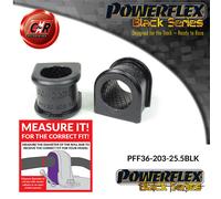 Supporti ARB Powerflex Neri 25.5mm Solo Per Mazda3 04-09 PFF36-203-25.5BLK