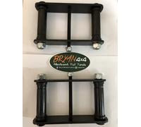 Supporti Balestre Biscottini Rialzo Panda 4x4 2,3,4,5,6 Cm A Scelta Fino Al 2004