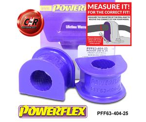Supporti Barra Antisfondamento Anteriore Powerflex 25Mm Per MG ZR PFF63-404-25