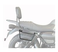 Supporti borse laterali a sgancio rapido compatibili con Moto Guzzi V7 850 con schienalino SPAAN