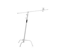 Supporti C Con Braccio Orizzontale Lungo 128 Cm, Altezza Regolabile Da 150 A 330 Cm, Può Sostenere Un Treppiede Da 20 Kg, For Softbox Da Studio Fotografico