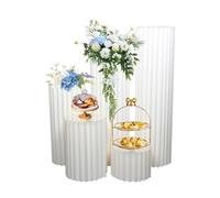 Supporti cilindrici da 5 Pezzi per Feste, colonne di Carta Pieghevoli piedistalli para Decoracion de Fiestas Supporto per Fiori cilindrico, pilastro Romano di Carta per la decorazi