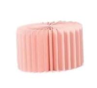 Supporti cilindrici pieghevoli, Foldable Cardboard Roman Columns White Multiple Sizes Pack Of 5 With Acrylic Disc(Diameter 30cm,20cm)