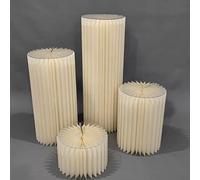 Supporti cilindrici pieghevoli, White Foldable Cylinder Pedestal Stand For Wedding, 30cm Diameter, 20-100cm Height, 5 Pcs(Small 4piece)