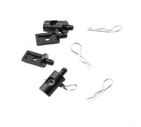 Supporti corpo per Tamiya Lunch Box CW-01 RC auto costruiti in lega di alluminio 4PCS set include tutti i pilastri di montaggio