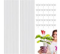 Supporti da giardino - 20 pezzi - supporti per piante in acrilico, supporti trasparenti per orchidee libellule, supporti per orchidee libellule, supporti per la crescita verticale di grovigli