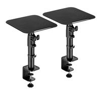 Supporti da Tavolo per Casse Universale,Supporto Altoparlanti Nero per Home Cinema, PC e Studio, Inclinabile +/-15°, Carico fino a 15 kg, Set da 2, Nero Modello: BH7BA