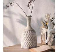 Supporti Decorativi sospesi vasi per Fiori in Metallo Vintage centrotavola con Texture Anticata rustici Soggiorno Tavolo Camino Ingresso libreria Cucina Camera da Letto(B)