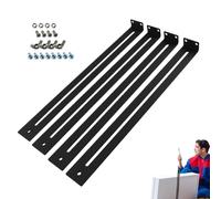 Supporti del cassetto, kit di riparazione delcassetto, materiali di montaggio delmateriale cassettoscorrevole | Set di strumenti di supporto 4x nella parte inferiore con viti, robuste parti di sost
