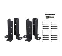 Supporti di rinforzo regolabili, per cancelli in legno e ringhiere