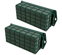 supporti di schiuma con un telaio di plastica, 2 blocchi di schiuma con gabbia in schiuma floreale for artigianato