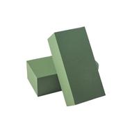 supporti di schiuma con un telaio di plastica, Imballaggio di fiori in mattoni di schiuma floreale fai da te in schiuma floreale 1PC(Green)