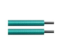 Supporti Di Sollevamento Cofano Anteriore Modifica Ammortizzatore A Gas Molla Senza Foratura Per Ford Per Ranger T6 1st VT4 2011-2024(Green Carbon Fiber)