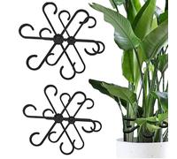 Supporti di stelo della pianta di arrampicata - Gancio dello stelo della pianta fiorita | Porta del gambo vegetale | Alocasia Monstera Leaf Supports 4pcs | Clip di fissaggio del giardino per il suppor