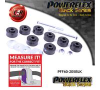 Supporti Esterni Per Barra Anti Rollio Anteriore Powerflex Nera PFF60-205BLK