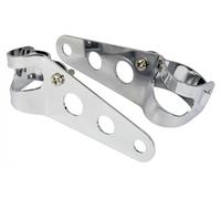 Supporti Fari Standard In Cromo Per Moto Bike It 30-38mm