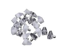 Supporti for mensole Perni metallici Staffe antiscivolo for piastra di supporto for montaggio a parete 'armadio(White)