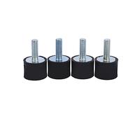 Supporti in gomma, bobine 4x M8 Isolatore della bobina Supporto antivibrazioni Supporto per vibrazioni della bobina Facile da usare Buona durata Antivibrazioni per accessori per auto(VD20*15 M6*18)