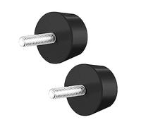 Supporti in gomma filettati, isolatori di vibrazioni con montaggio conico da 2 pezzi M6 M8 M10 for attrezzature for il fitness Aria condizionata e bicicletta filettata(25*M10*20mm)
