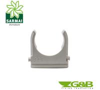 Supporti in plastica G&B FAST CLIP per tubi e cavi di vari diametri