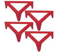 Supporti in tela per versare la vernice - Piedini per pittori, Supporti di triangolari da 4 pezzi, Strumento per versare stabile | Comodo ripiano artistico per progetti di disegno di pittura