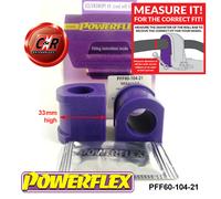 Powerflex di Fr Barra Antirollio Interno Supporti 21mm per Renault 5 GT Turbo