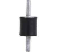 Supporti isolanti antivibrazioni in gomma, support 1 Pc M5 M6 M8 Double Male Thread Shock Absorber Rubber Mount for Boat Car Air Compressors(M5)