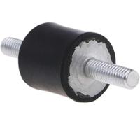 Supporti isolanti antivibrazioni in gomma, support Rubber Gasket Mount Shock Absorber Male To Male Thread For M5, M6, M8 Boat And Car 1pc(M6)