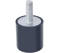 Supporti isolanti antivibrazioni in gomma, support Rubber Shock Absorber Mount Pack of 21 M8 M10 M12 Thread Male Female Thread Design(40x20 M8x23mm 1Pcs)