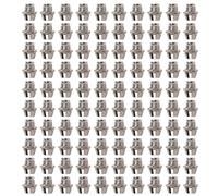 Supporti LED da 100 pezzi da 5 mm, supporto per cornice LED, portalampada LED in ottone cromato con filettatura M8, supporti in metallo ramato per strumenti elettronici,