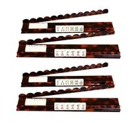 Supporti Mahjong Con Spintori Magnetici - Supporto Mahjong A Forma Di Ventaglio Da 17,5 Pollici | Supporto Per Mahjongs In Acrilico Stile Americano Con Pulsante Di Piastrelle Magnetiche | Ens