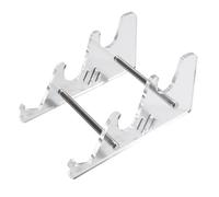 Supporti meccanici trasparenti - Supporto per telaio in acrilico con manovelle | Supporti per tastiera a 3 livelli, 2 livelli, 1 livello per casa, ufficio, scrivania, studio | Archiviazione tastiera