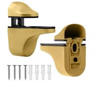 Supporti metallici per scaffali | 2 pezzi Supporto da parete per mensole in | Supporto regolabile per riporre la camera da cucina soggiorno bagno armadio casa | per spazi di lavoro e casa