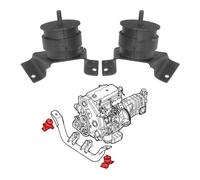 SUPPORTI MOTORE ANTERIORE SX DX PER IVECO DAILY 35.8 35.10 35.12 KIT 2 PEZZI