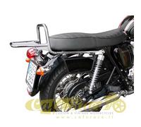 Supporti neri borse klick fix per Triumph Bonneville T100 Scrambler Truxton