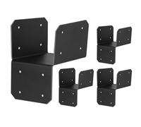 Supporti per 4x4 Legno | 4 Pezzi Staffe di Montaggio in Acciaio per Giunto Trave,Supporto Connettore Trave a Manicotto Resistente per Recinzione Travi Soffitto Esterno Interno Giardino Piattaforma