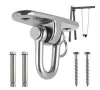 Supporti per Altalena - Grucce per Altalena robuste in Acciaio Inossidabile antiruggine | Ganci girevoli a 360° per Portico, terrazza, Giochi, Giardino, Interno/Esterno