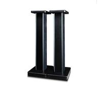 Supporti per altoparlanti con venature del legno, supporto universale per altoparlanti da pavimento, 80 cm, design scavato per un migliore ascolto audio in home theater e cinema - 1 paio