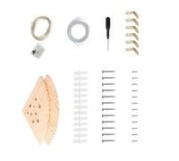 Supporti per animali farciti in legno di lunghezza regolabile con luce a LED, organizer per giocattoli per camera da letto o sale giochi decorazioni